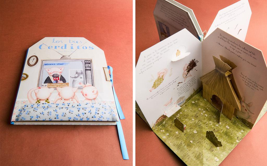 LLIBRE CARRUSEL ELS TRES PORQUETS (ESPANYOL)