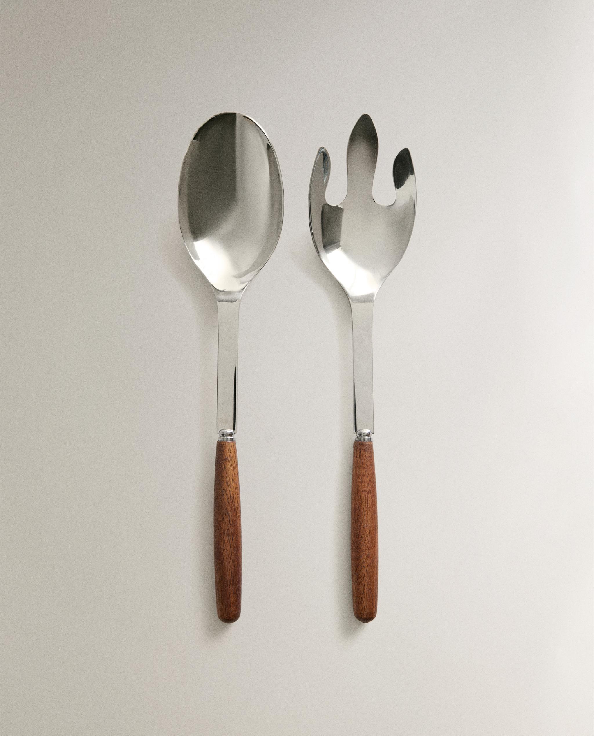 WOODEN SALAD CUTLERY SET (SET OF 2) product thumbnail 5