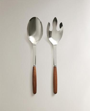 WOODEN SALAD CUTLERY SET (SET OF 2)
