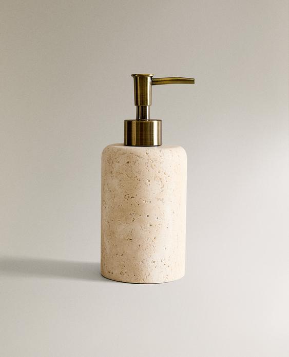 DISPENSER SAPONE MARMO BEIGE DISPENSER SAPONE MARMO BEIGE