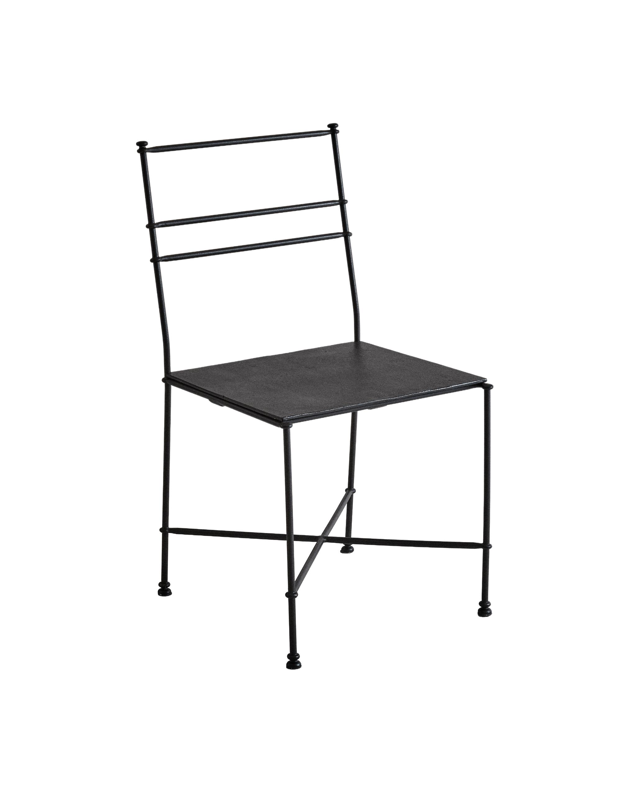 FORGED METAL CHAIR WITH CUSHIONS product thumbnail 3