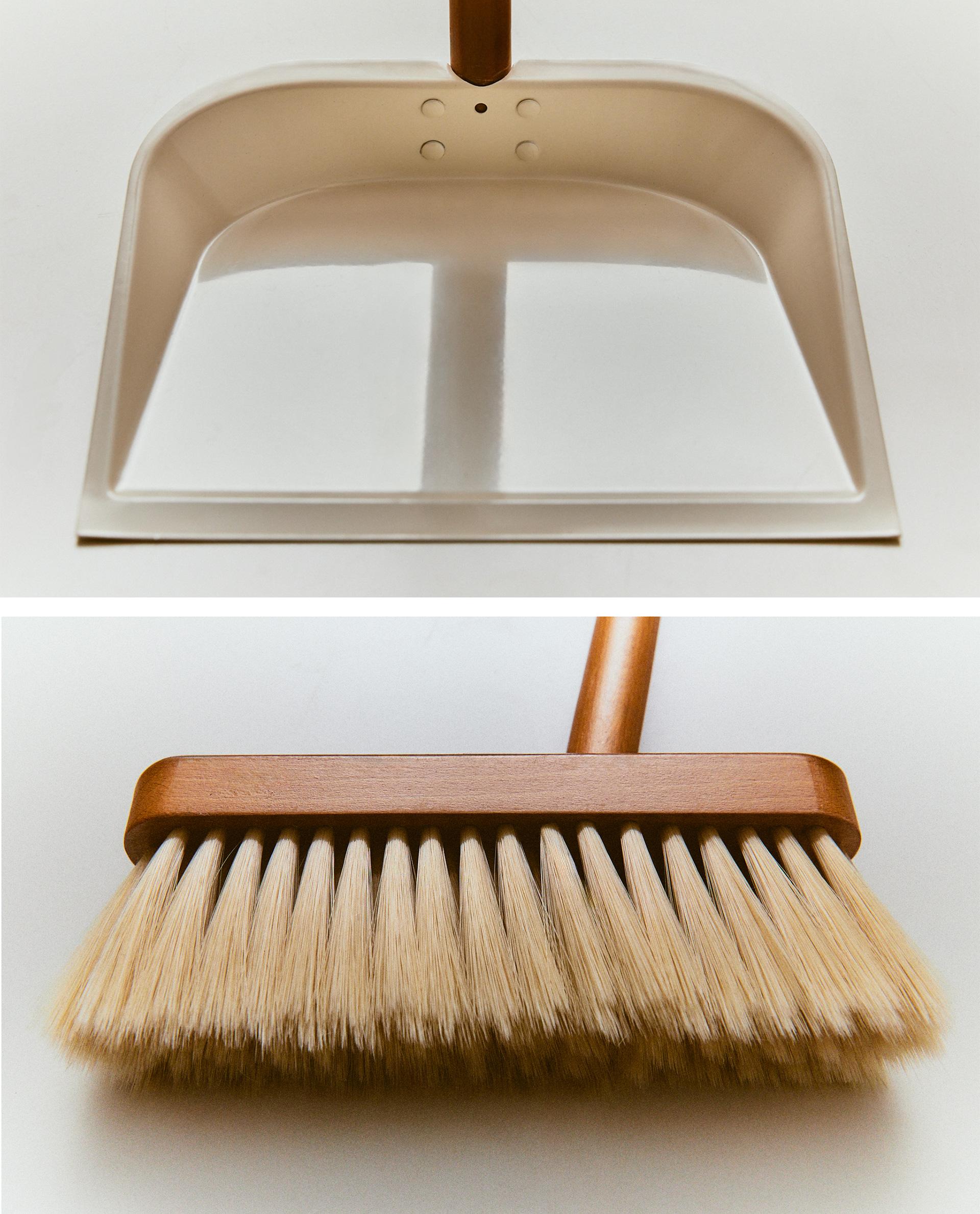 WOODEN DUSTPAN AND BRUSH SET | Zara Home United States of America