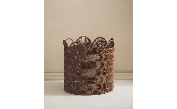 DALGALI YUVARLAK GERİ DÖNÜŞÜMLÜ PLASTİK SEPET