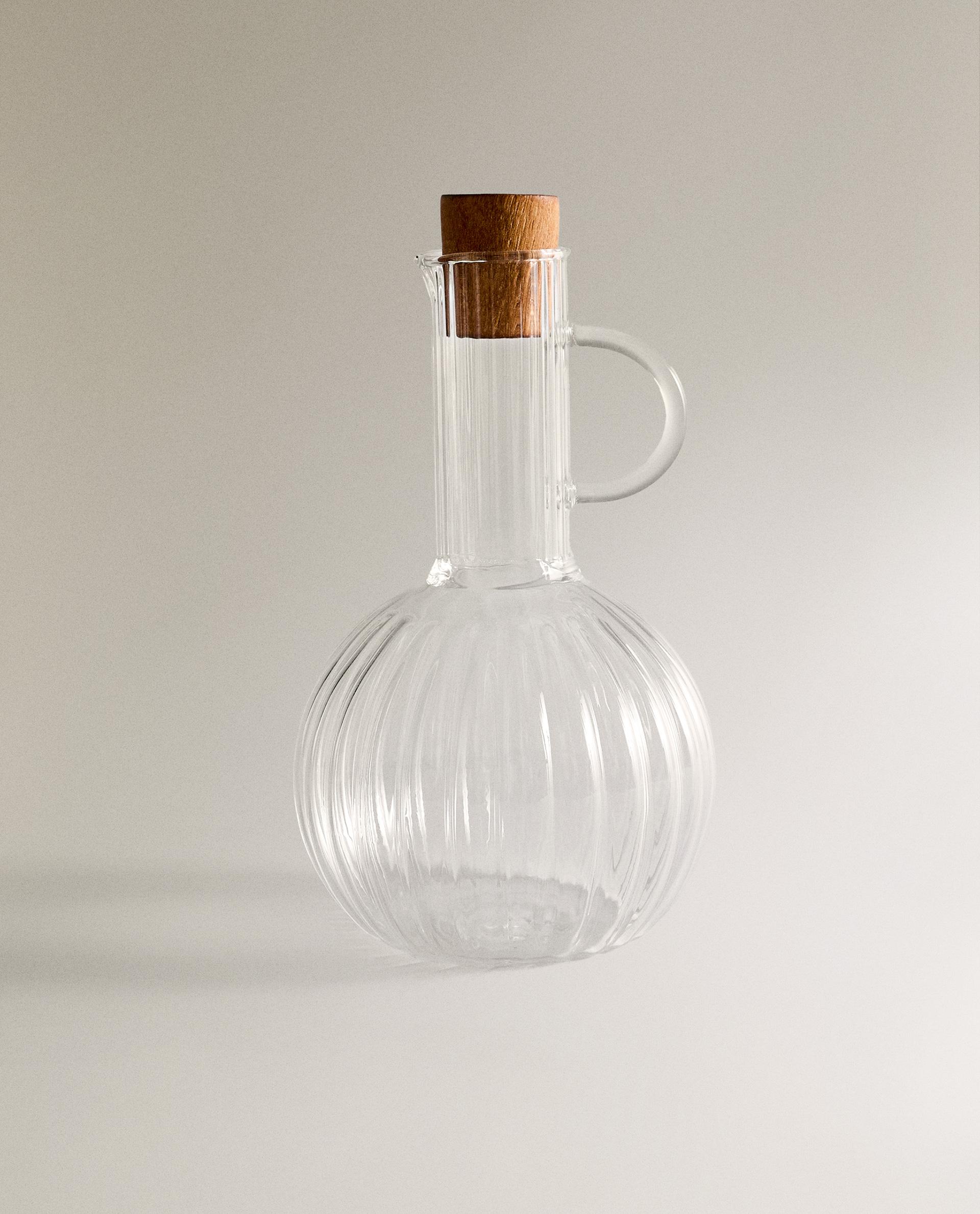 BOROSILICATE AND WOOD CRUET SET product thumbnail 3