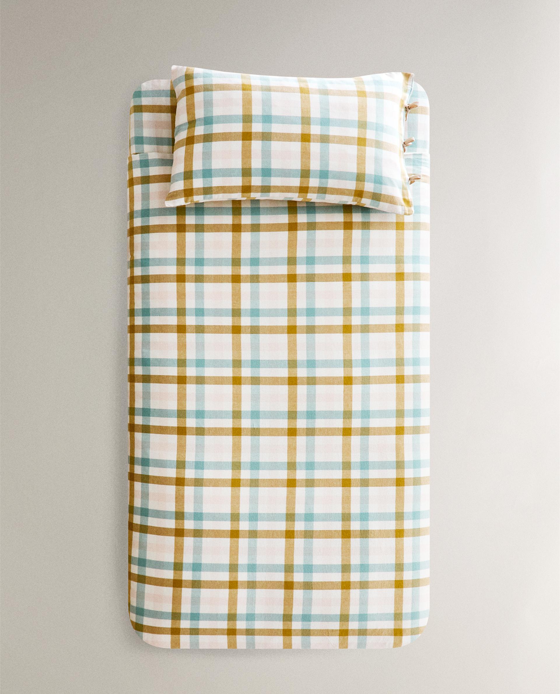 フランネル ギンガムチェック 掛け布団カバー | Zara Home 日本 フランネル ギンガムチェック 掛け布団カバー | Zara Home 日本