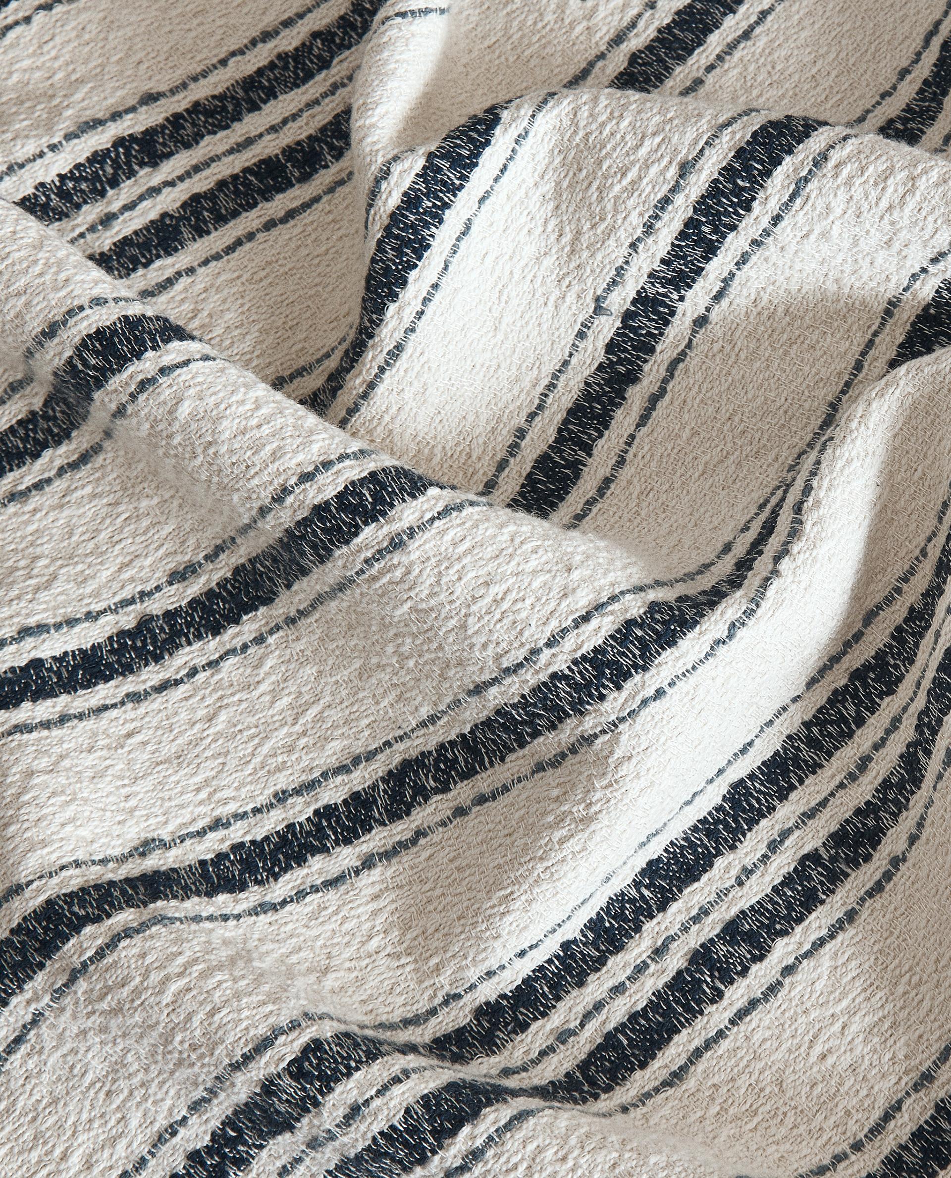 STRIPED COTTON BLANKET | Zara Home United States of America