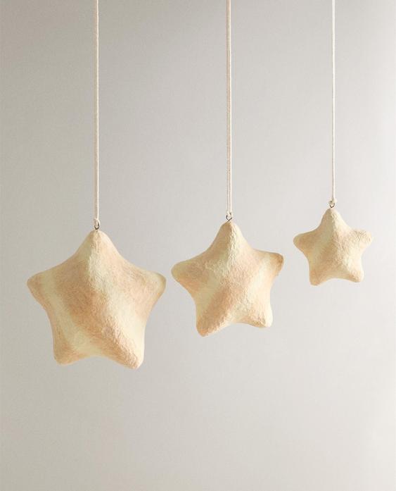 SET OF DECORATIVE STARS (SET OF 3)