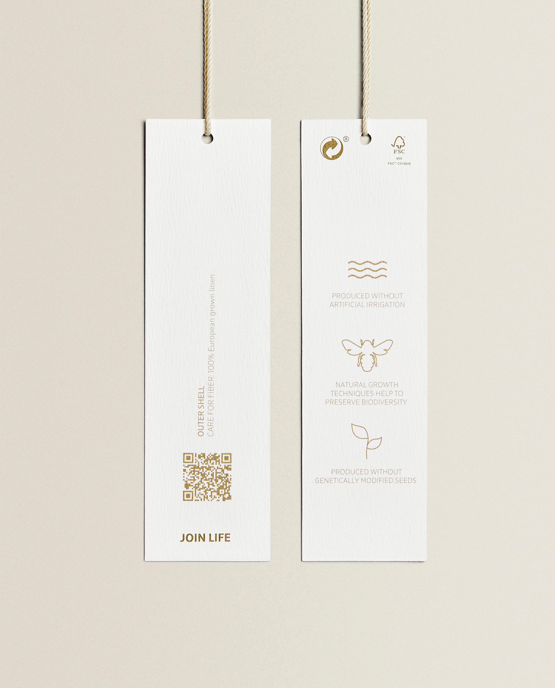 TRANSLUCENT LINEN SHOWER CURTAIN product thumbnail 6