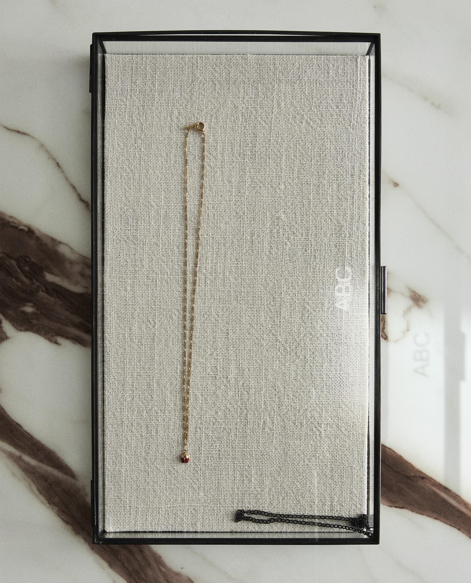 JEWELLERY BOX WITH BLACK METAL BORDER product thumbnail 14