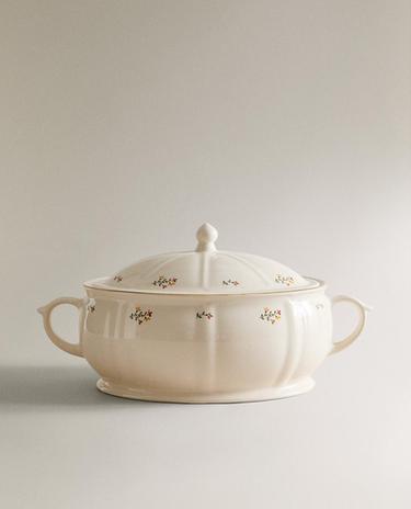 FLORAL PORCELAIN TUREEN