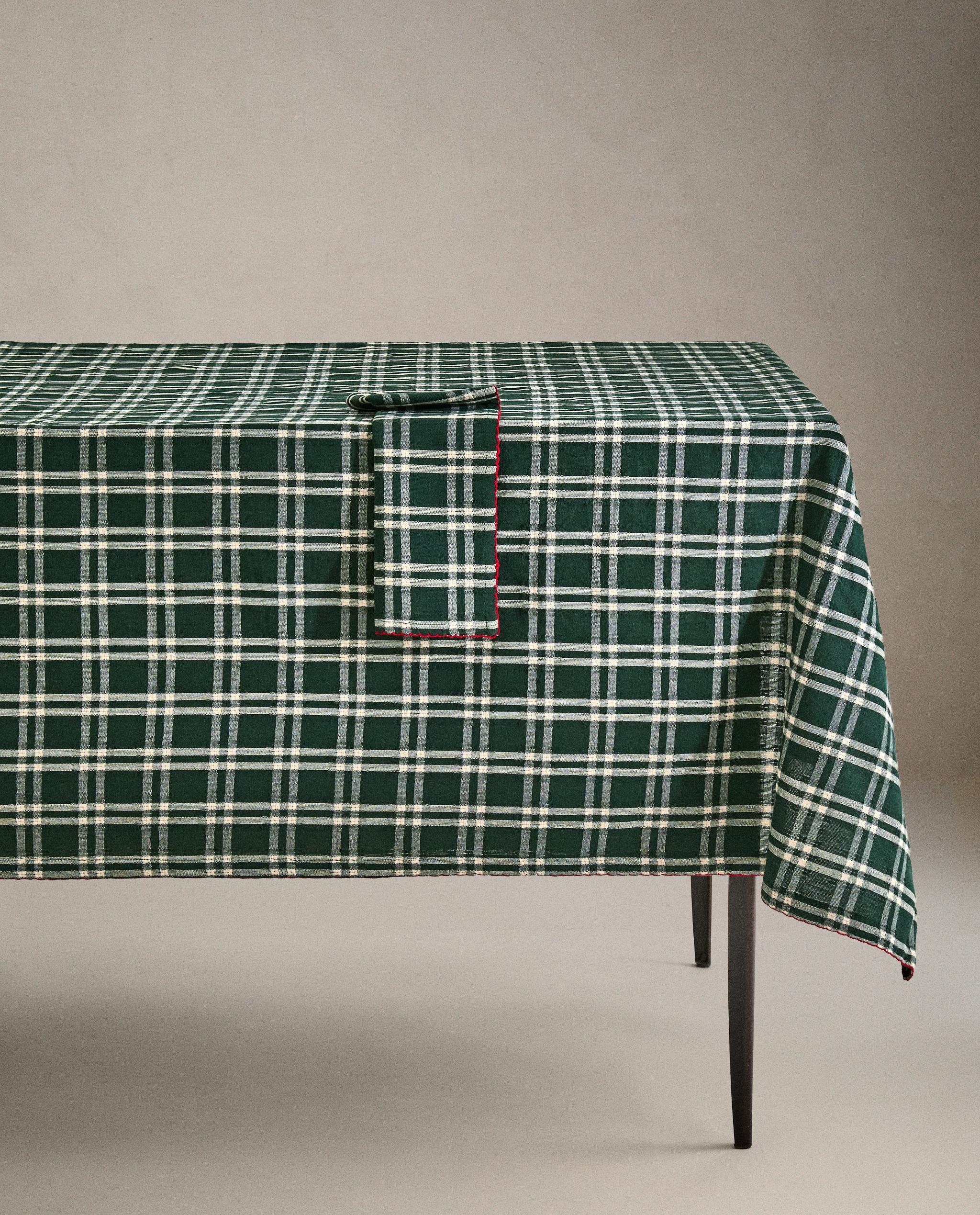 クリスマス ダイヤーン コットン テーブルクロス | Zara Home 日本/Japan