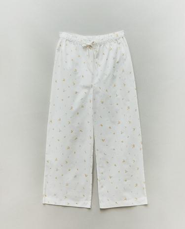 بنطال بطبعة زهور