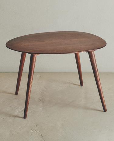 AFGESCHUINDE HOUTEN SALONTAFEL AFGESCHUINDE HOUTEN SALONTAFEL