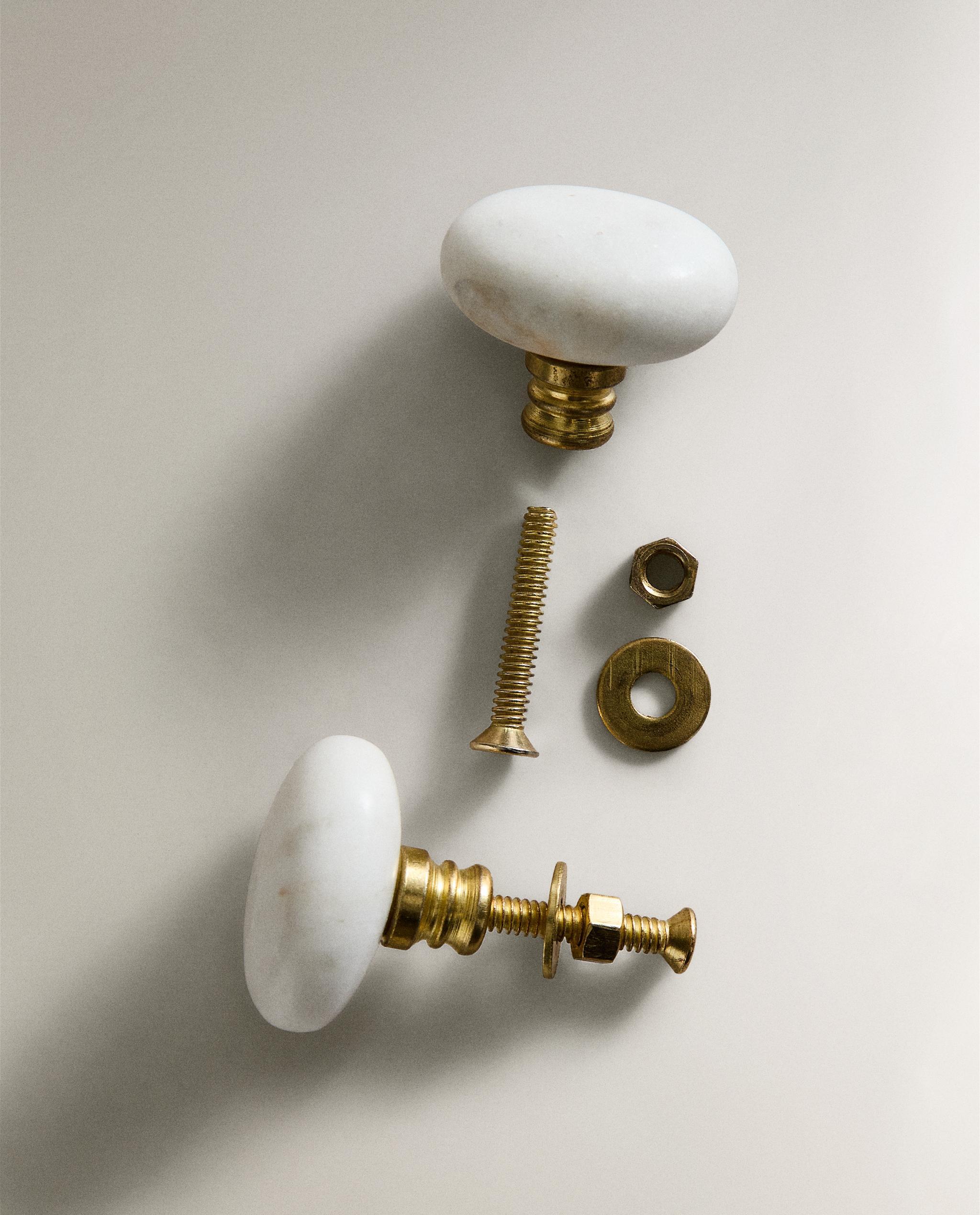 PACK OF OVAL MARBLE DOOR KNOBS (PACK OF 2) product thumbnail 7