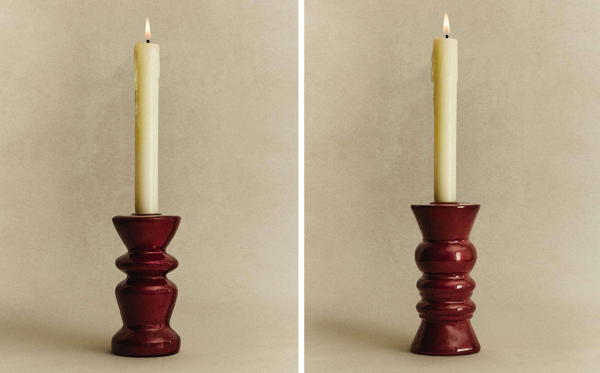 شمعدان من التراكوتا شمعدان من التراكوتا