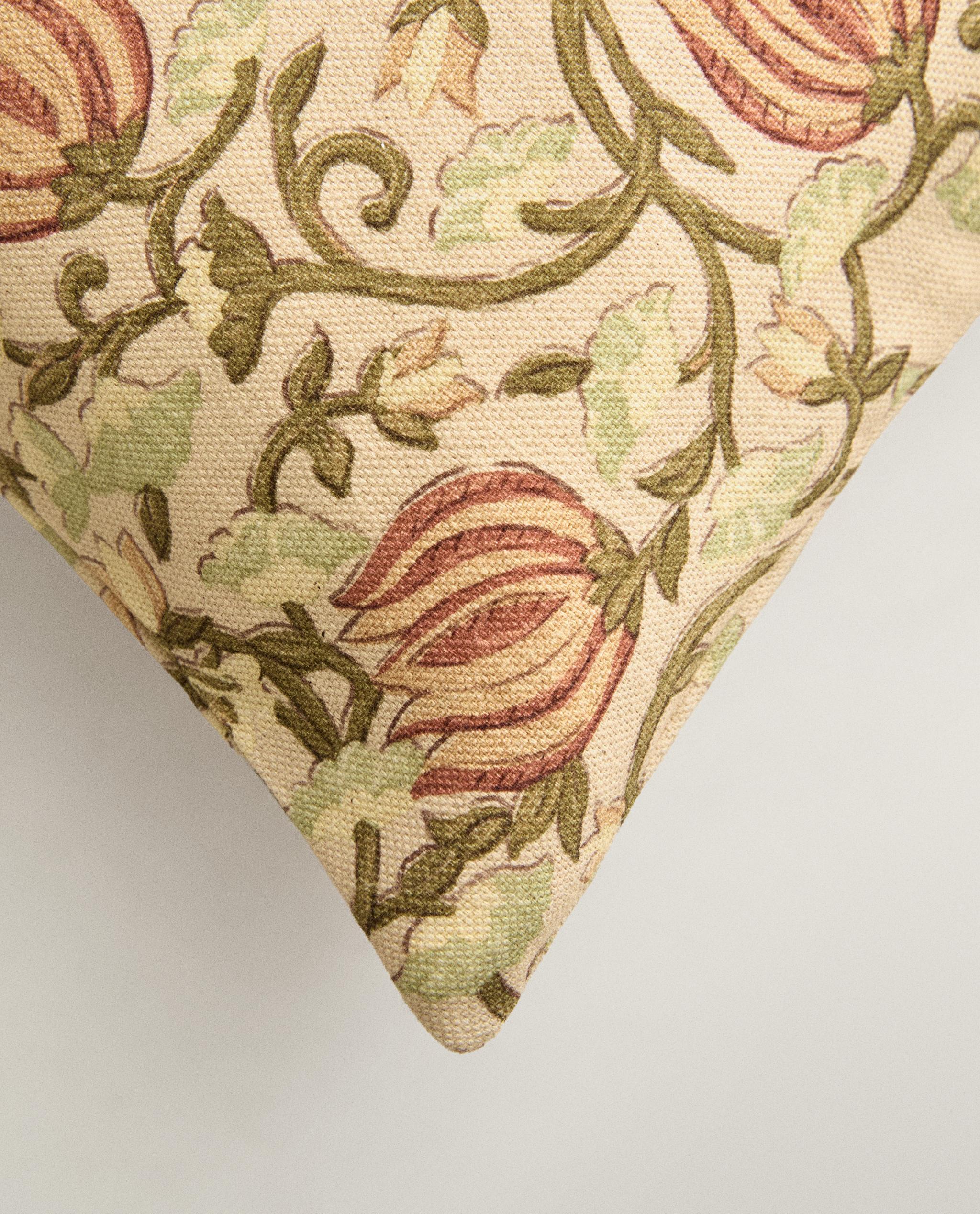 FLORAL PRINT CUSHION COVER product thumbnail 6