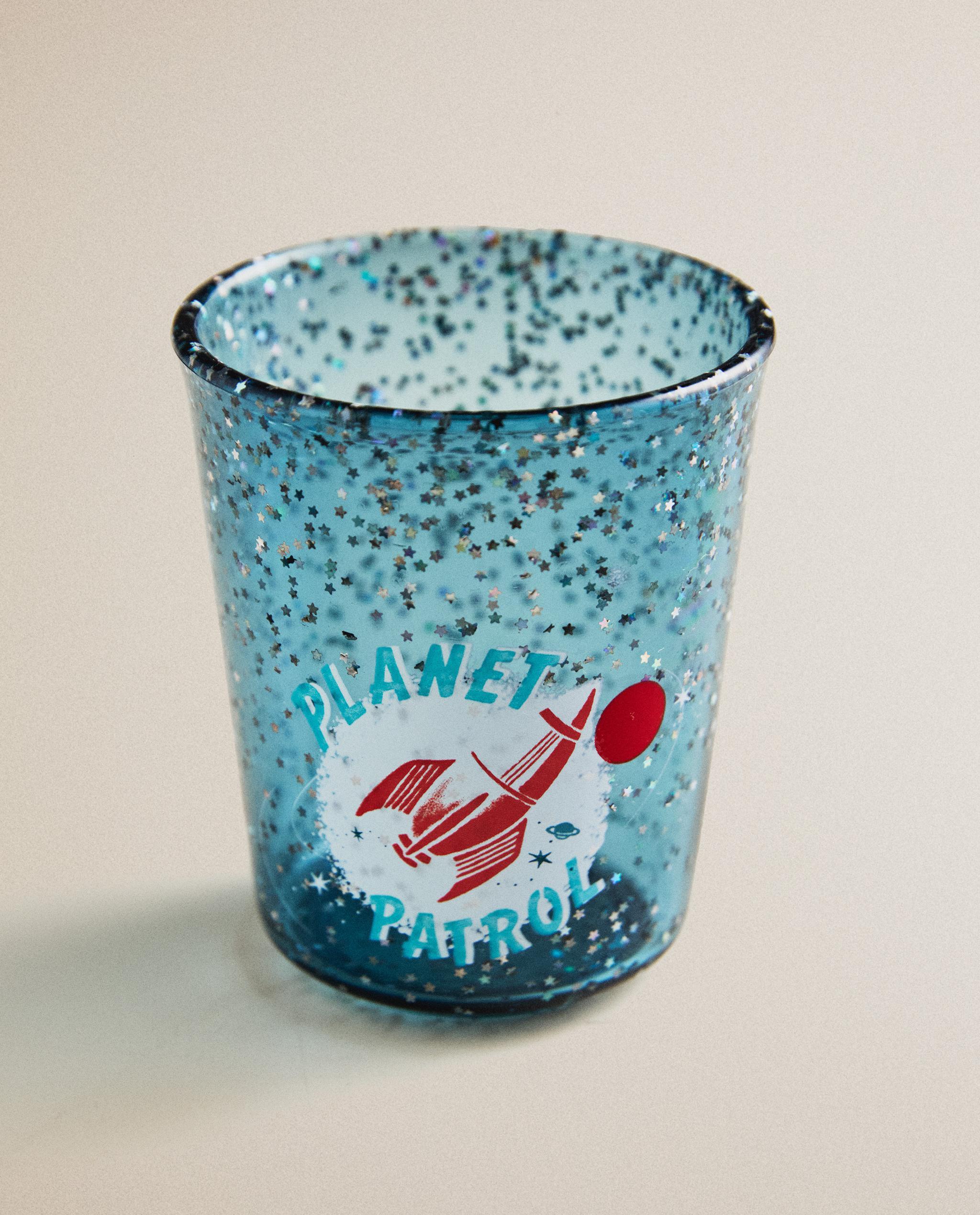CHILDREN'S GLITTER TRITAN™ TUMBLER WITH STARS product thumbnail 9