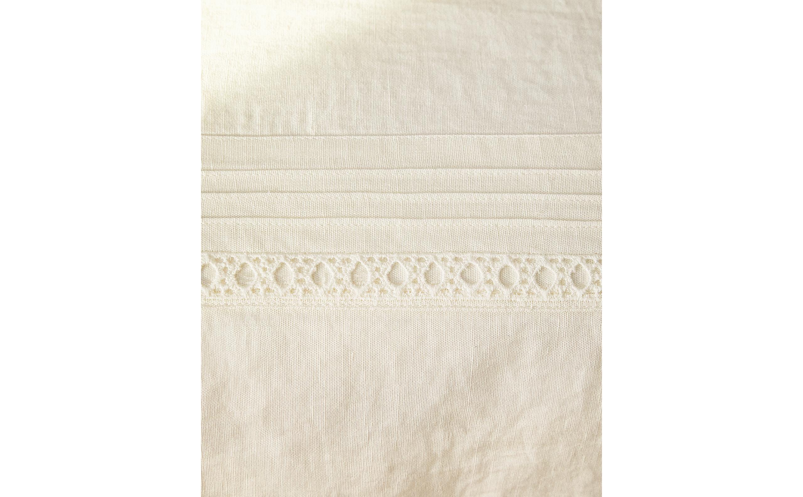 EMBROIDERED LINEN DUVET COVER