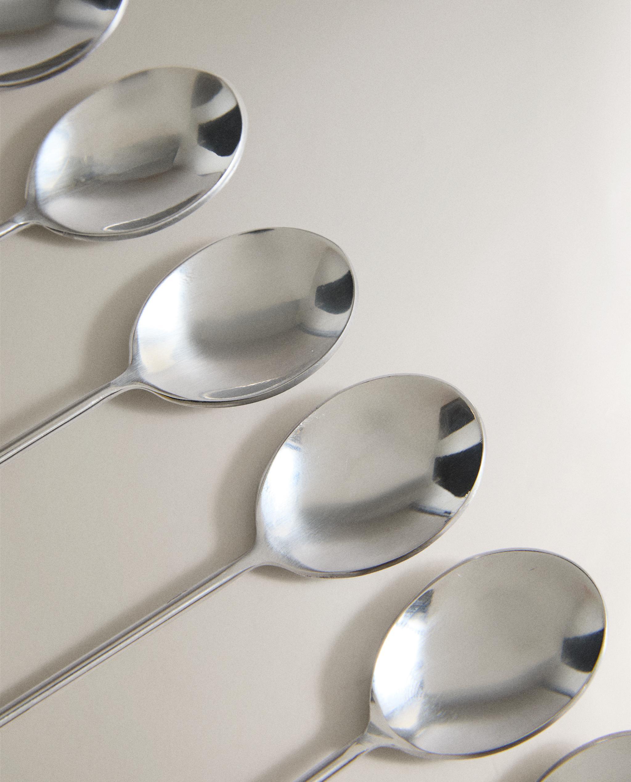 PACK OF STEEL LEMON DESSERT SPOONS (PACK OF 6) product thumbnail 4