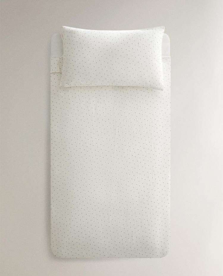 KIDS' DOTTED COTTON DUVET COVER KIDS' DOTTED COTTON DUVET COVER