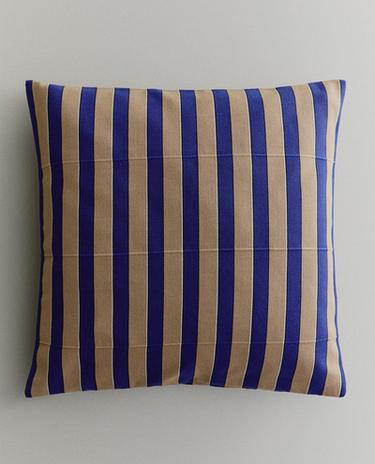 STRIPED THROW PILLOW COVER