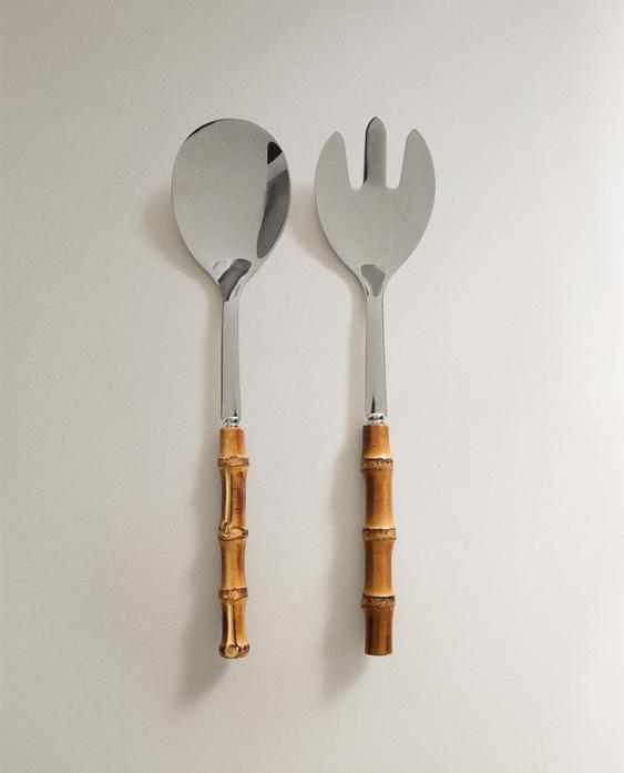 BAMBOO SALAD CUTLERY SET (SET OF 2)