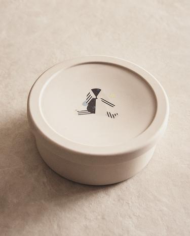 CUTIE PRÂNZ COPII DIN SILICON IEPURE