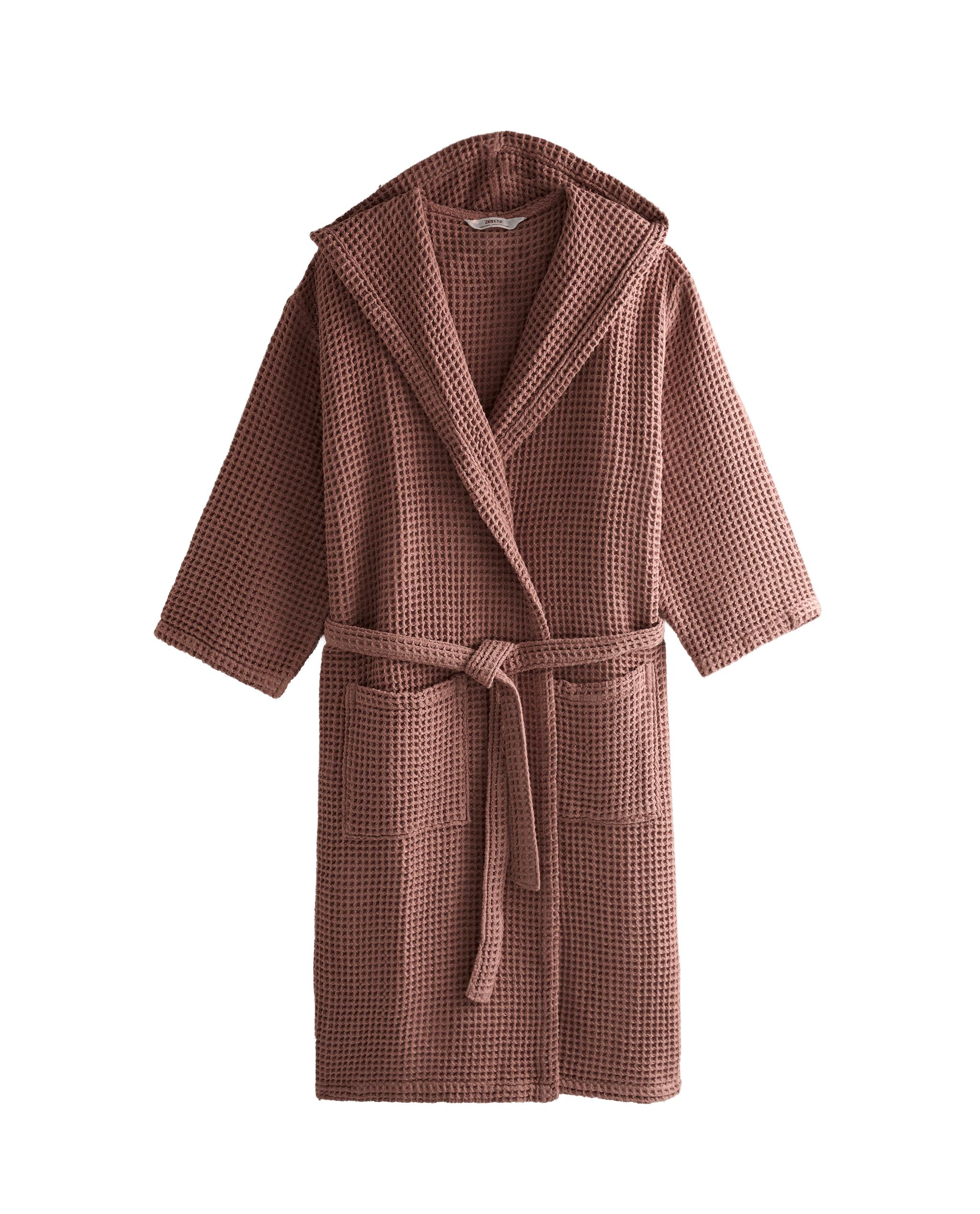 COTTON WAFFLE-TEXTURE BATHROBE product thumbnail 15