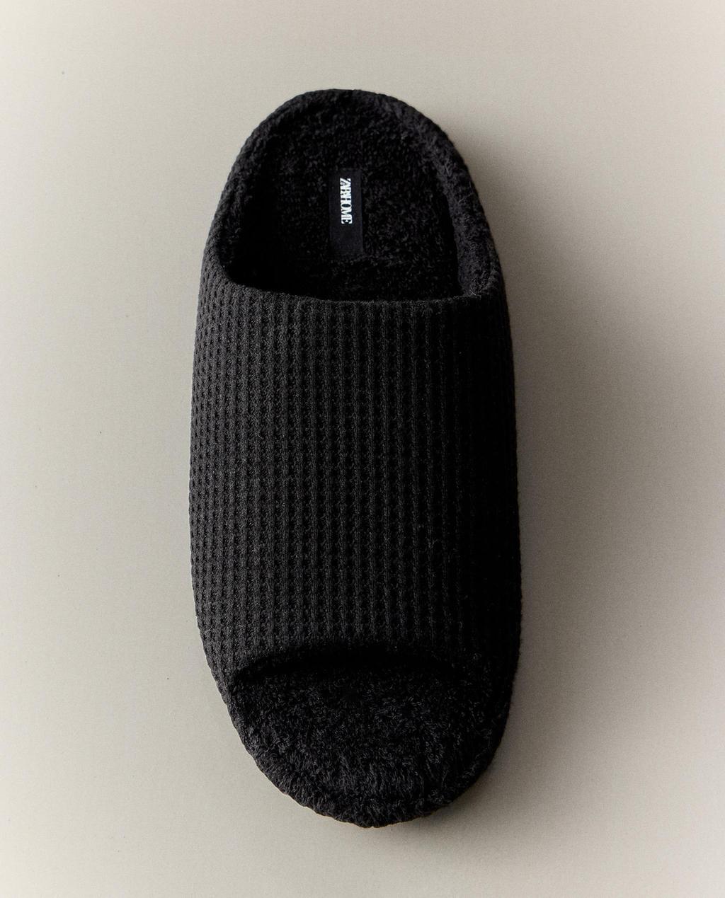 OPEN TERRY BATHROOM SLIPPERS