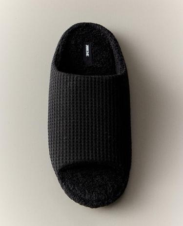 OPEN TERRY BATHROOM SLIPPERS