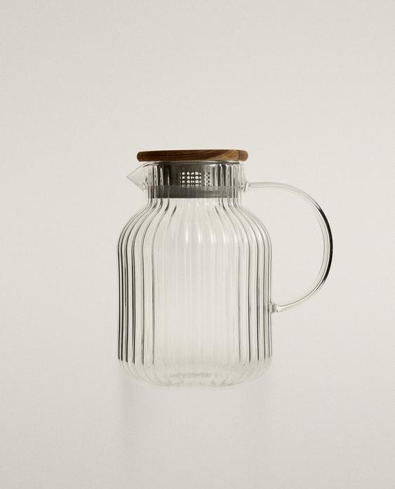 إبريق من زجاج البورسليكات بفلتر
