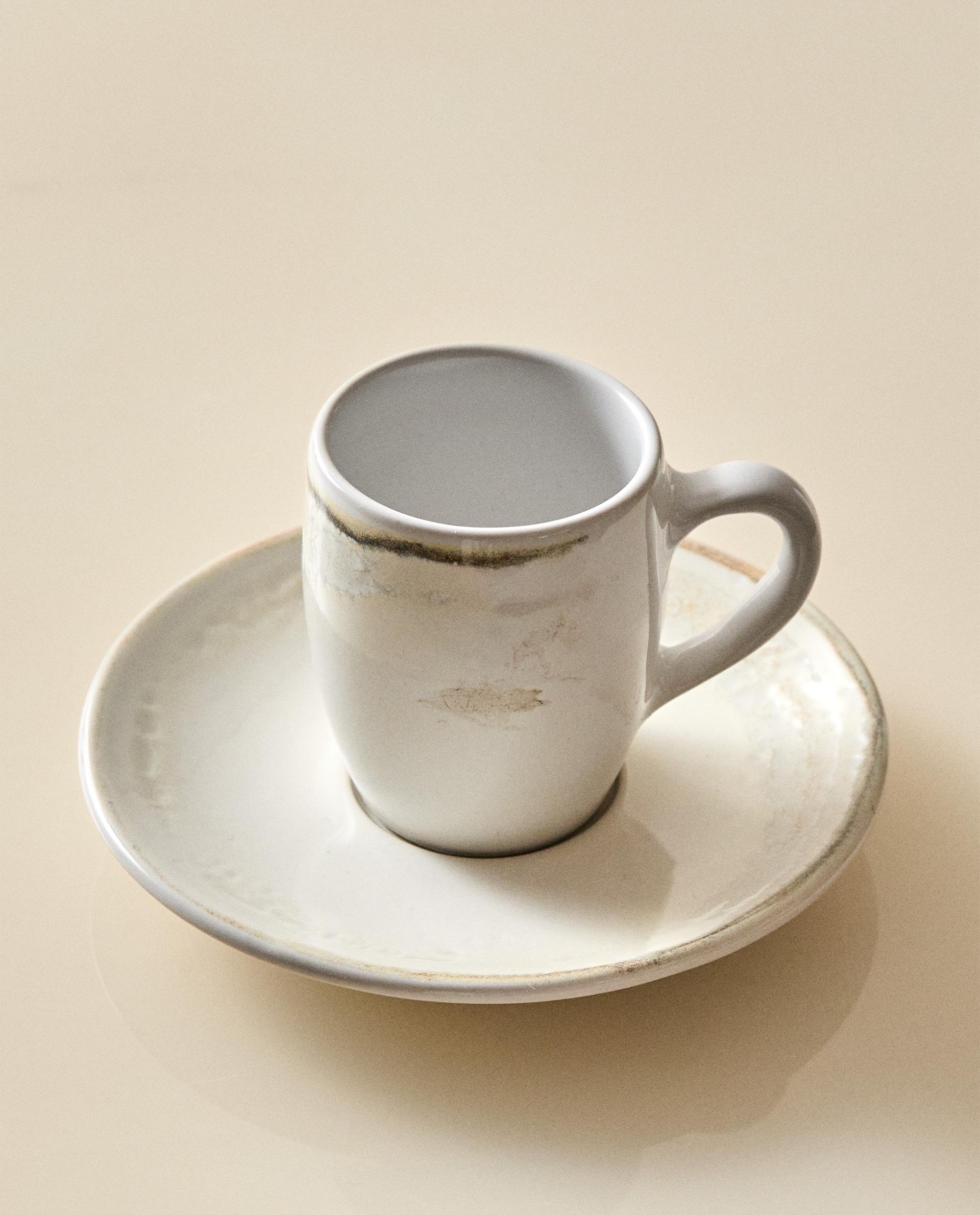 TAZA CAFE  PLATO BRUSH GRES