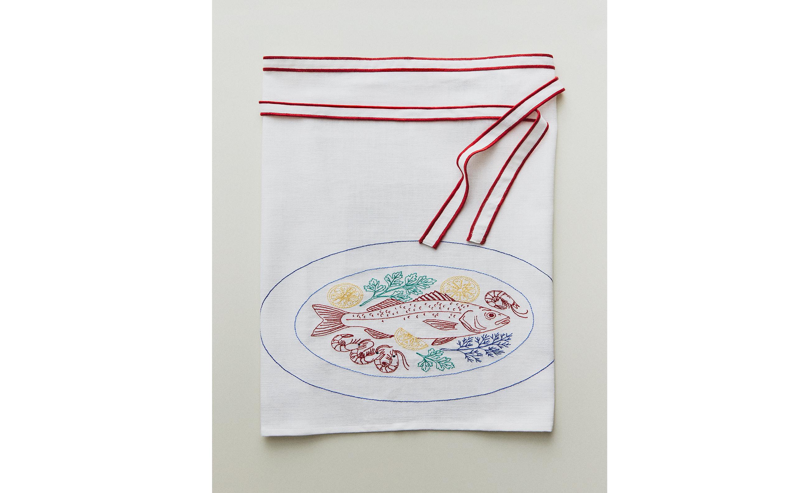 FISH COTTON APRON product thumbnail 2