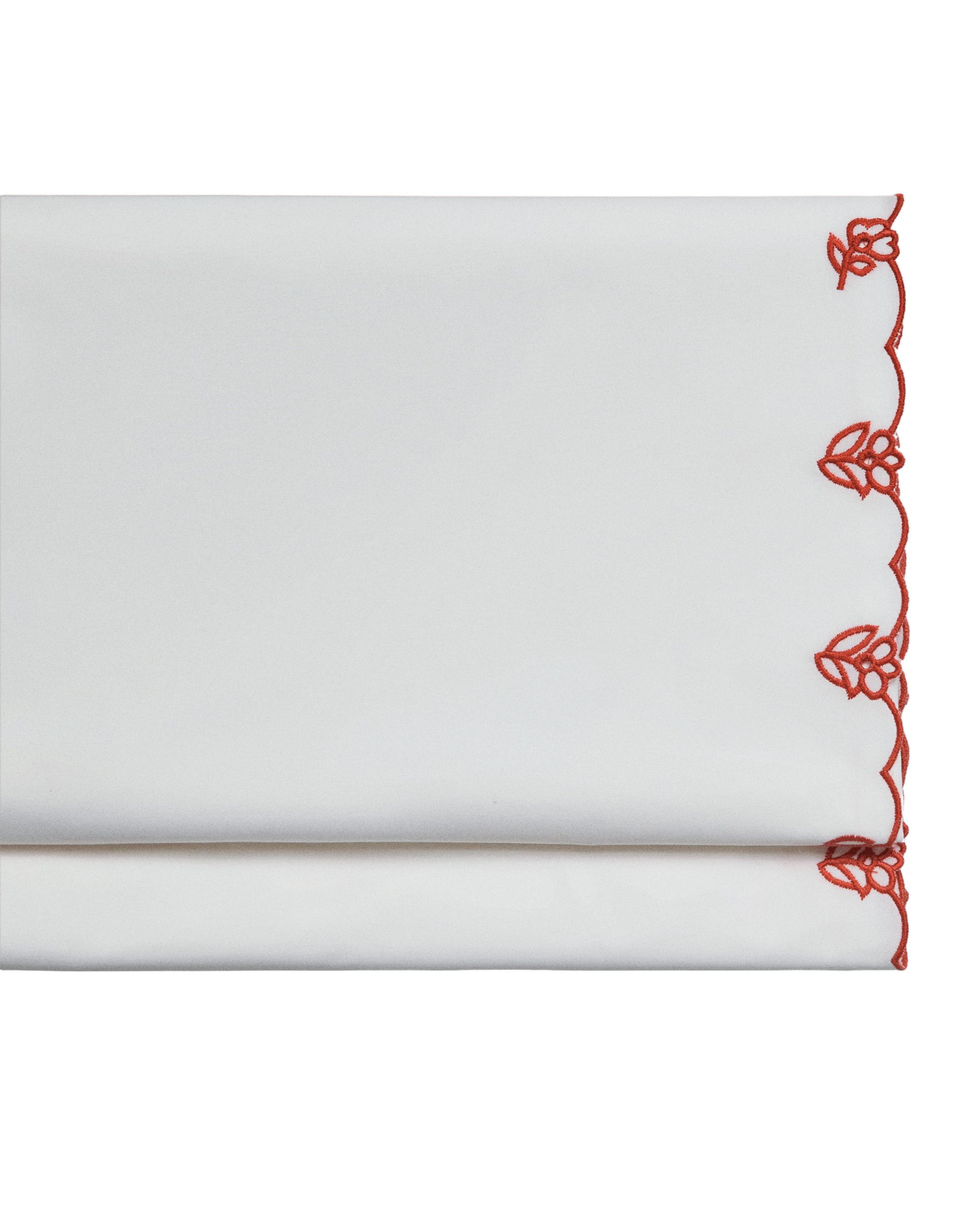 KIDS' FLAT SHEET WITH EMBROIDERED FLOWERS product thumbnail 5