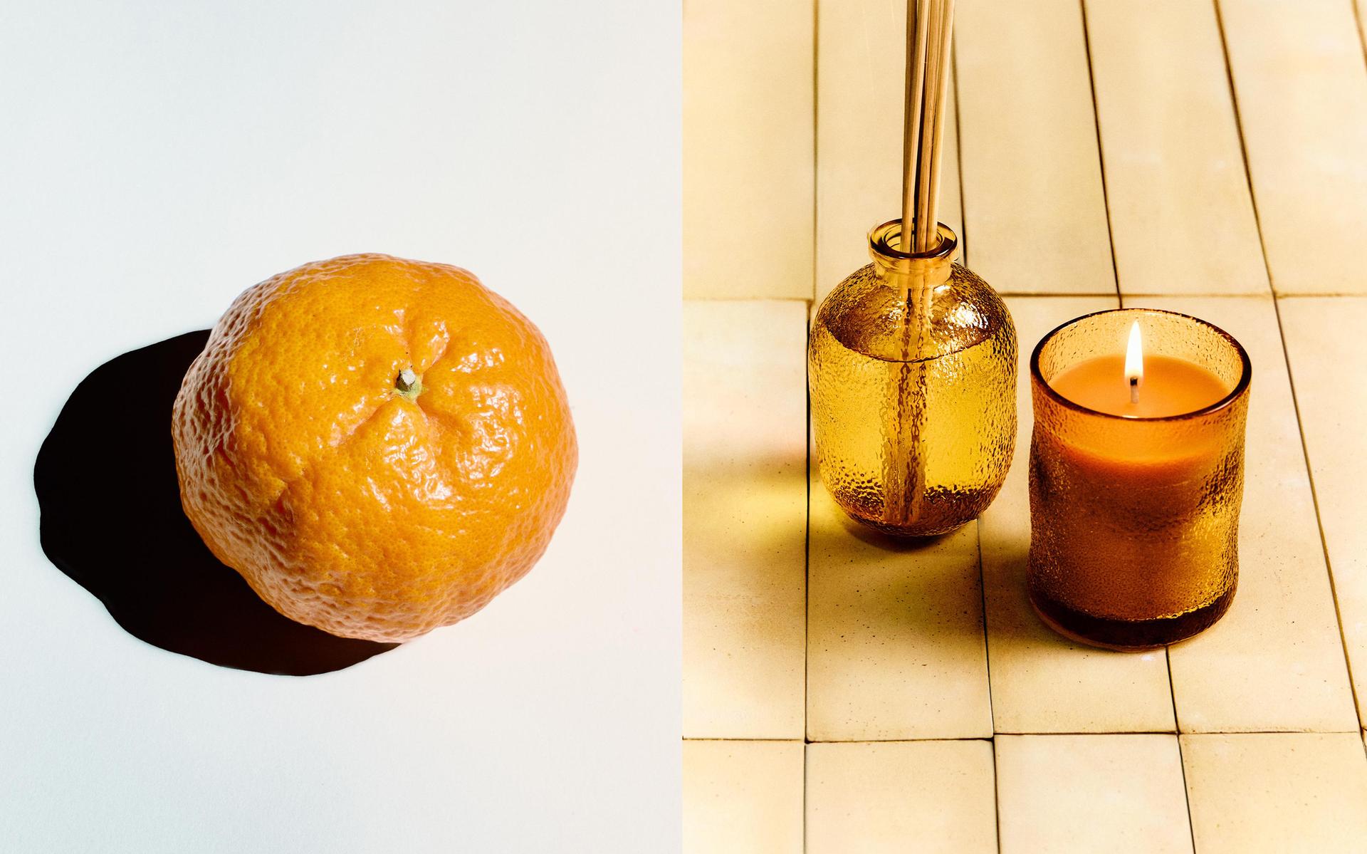 FLEUR DE MANDARINE REED DIFFUSERS AND SCENTED CANDLE