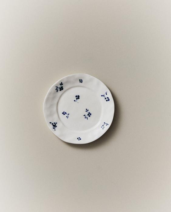 طبق جانبي بورسلان بأزهار