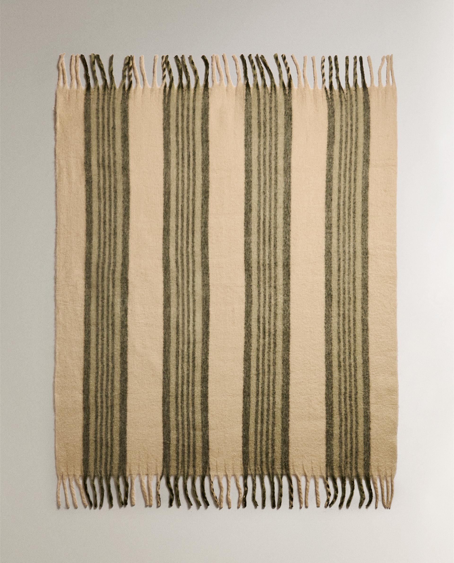 FRINGED BLANKET Zara Home Worldwide