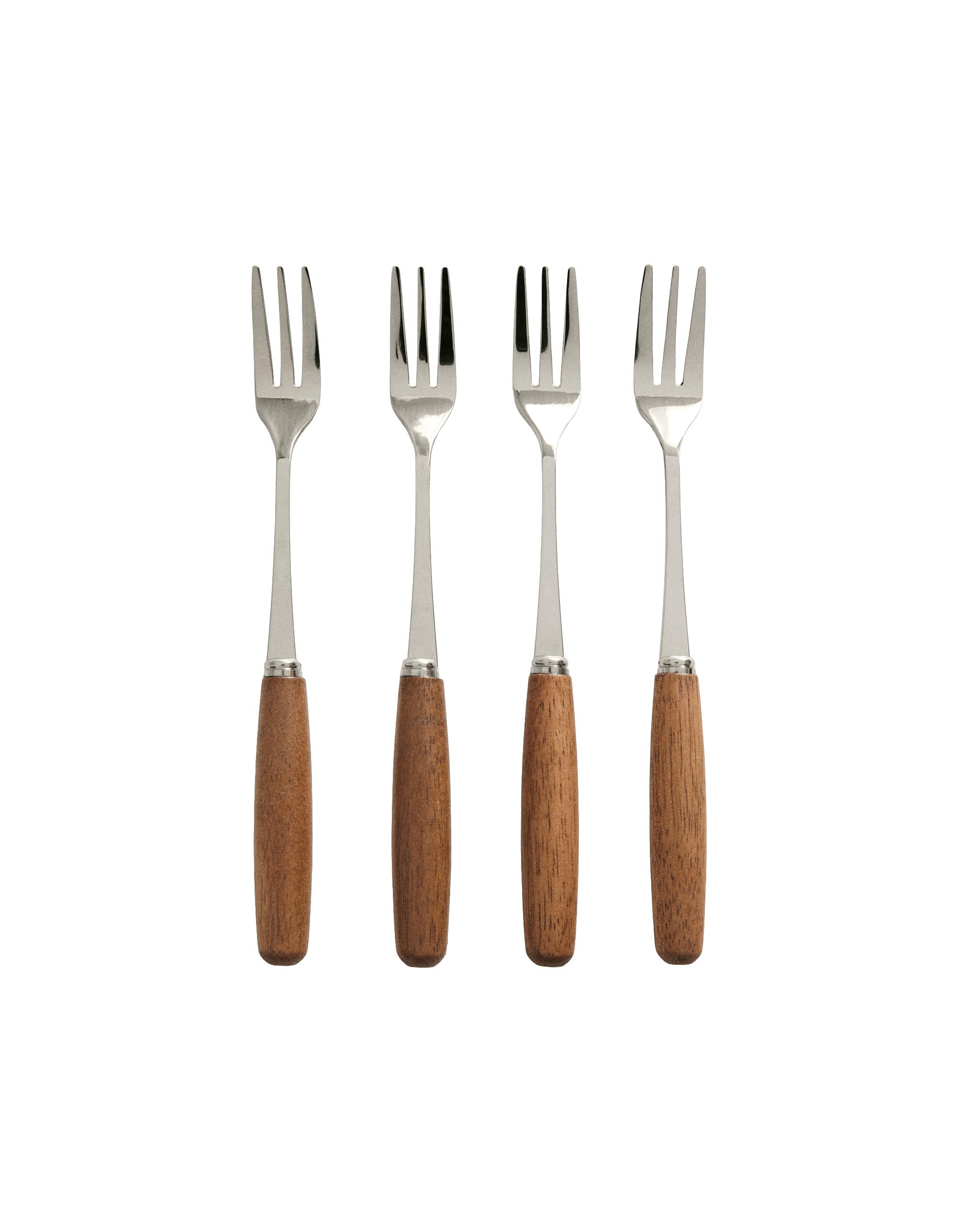 PACK OF WOODEN DESSERT FORKS (PACK OF 4) product thumbnail 8