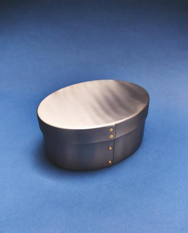 OVAL ASK I ROSTFRITT STÅL