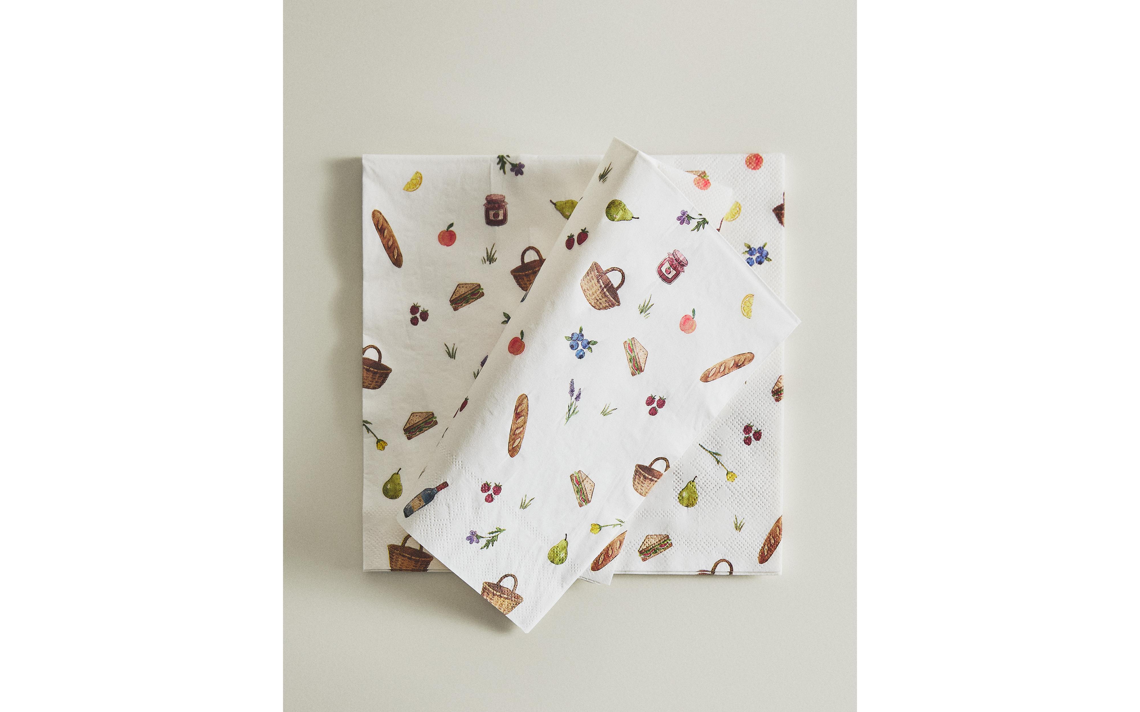 PACK OF PICNIC PAPER NAPKINS (PACK OF 20) product thumbnail 8