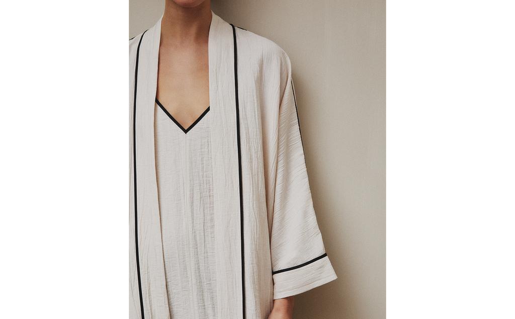 ROBE DE CHAMBRE EN COTON