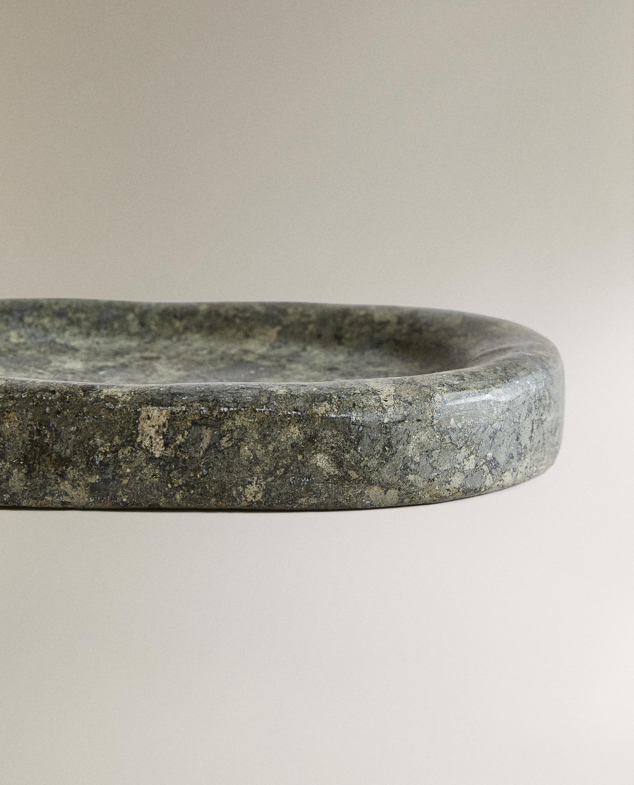 GREENISH MARBLE BATHROOM SOAP DISH product thumbnail 2