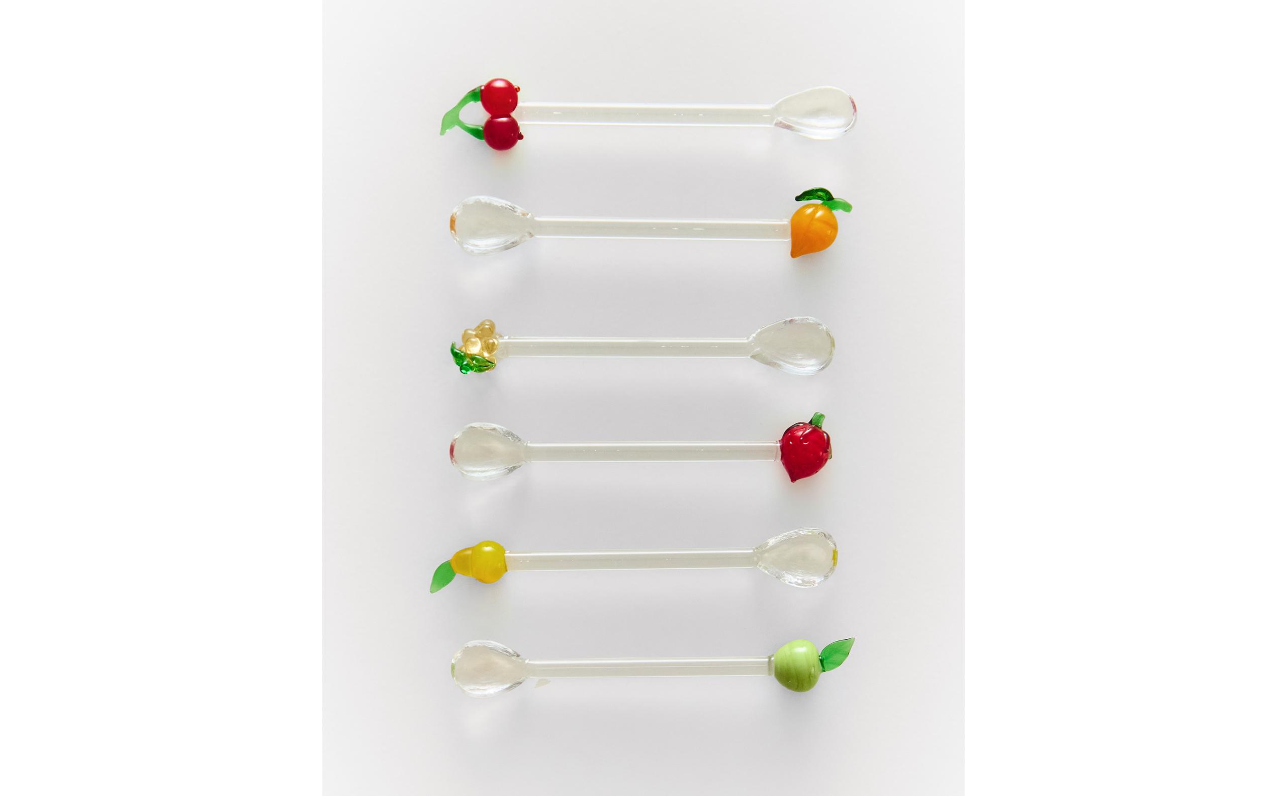 PACK OF GLASS FRUIT DESSERT SPOONS (PACK OF 6) product thumbnail 6