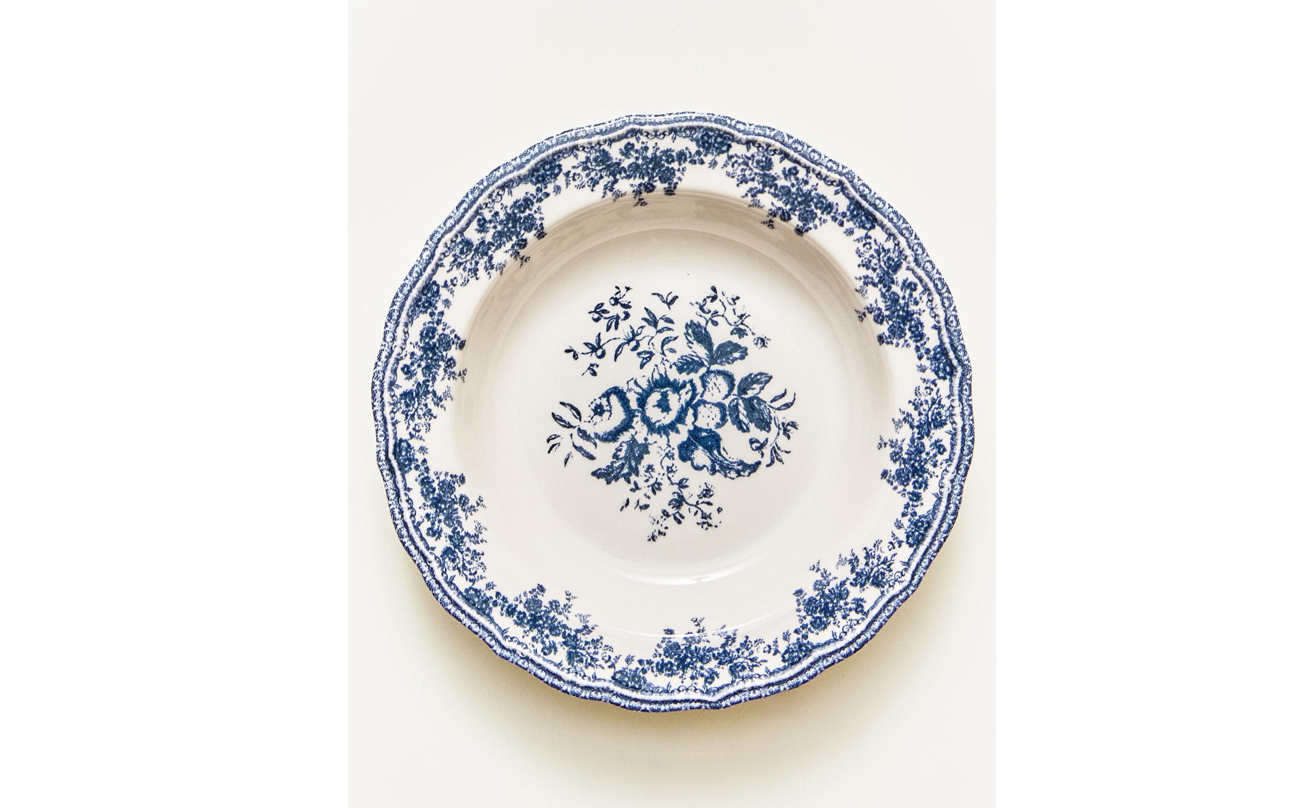 FLORAL EARTHENWARE SOUP PLATE | Zara Home United States of America
