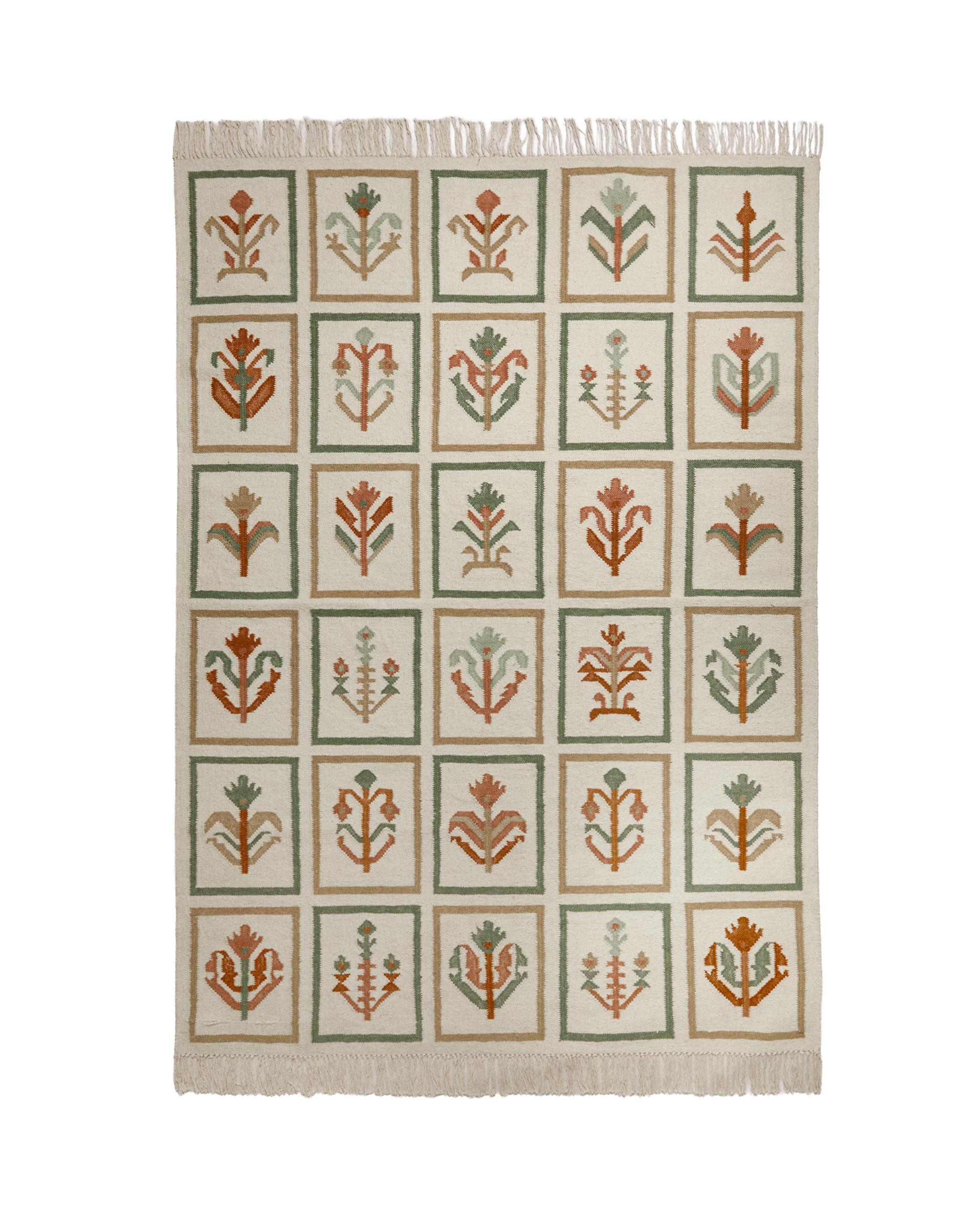 FLORAL WOOL RUG product thumbnail 6