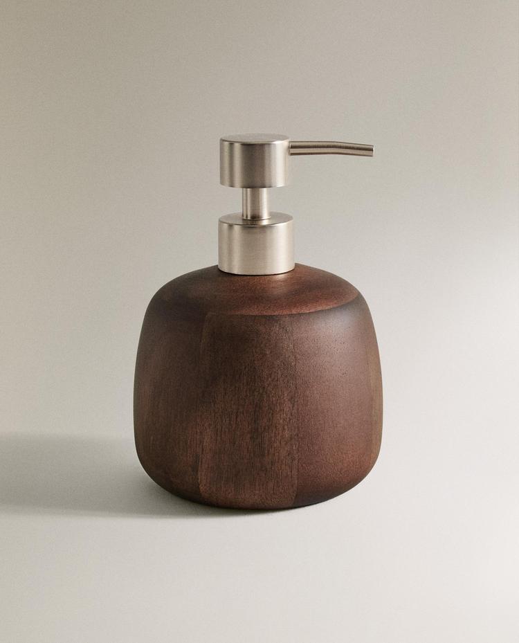 PORTA-SABONETE LÍQUIDO DE MADEIRA PORTA-SABONETE LÍQUIDO DE MADEIRA