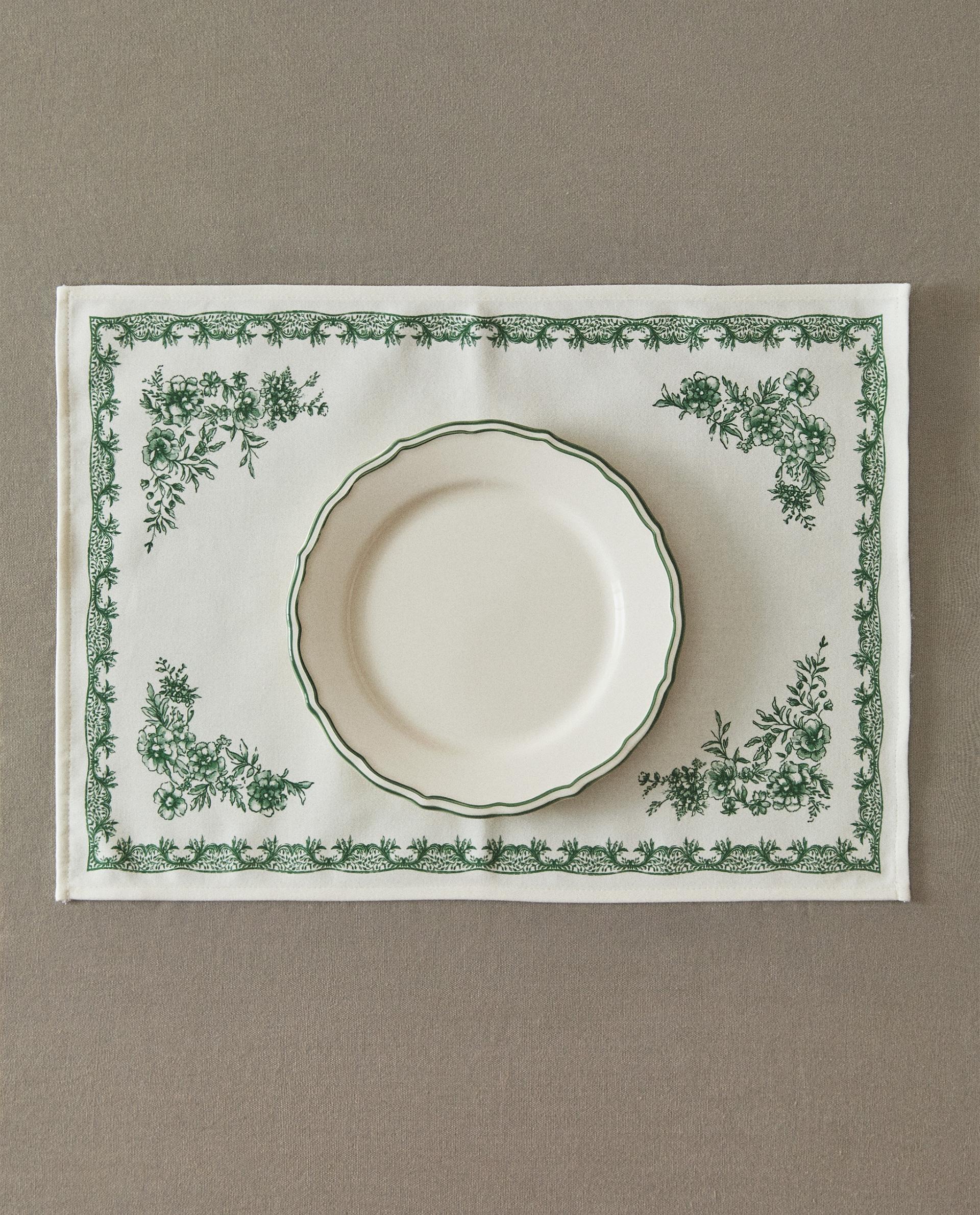 PRINTED SATEEN PLACEMAT PRINTED SATEEN PLACEMAT