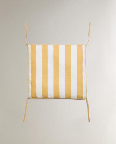 STRIPED ARMCHAIR BACK CUSHION