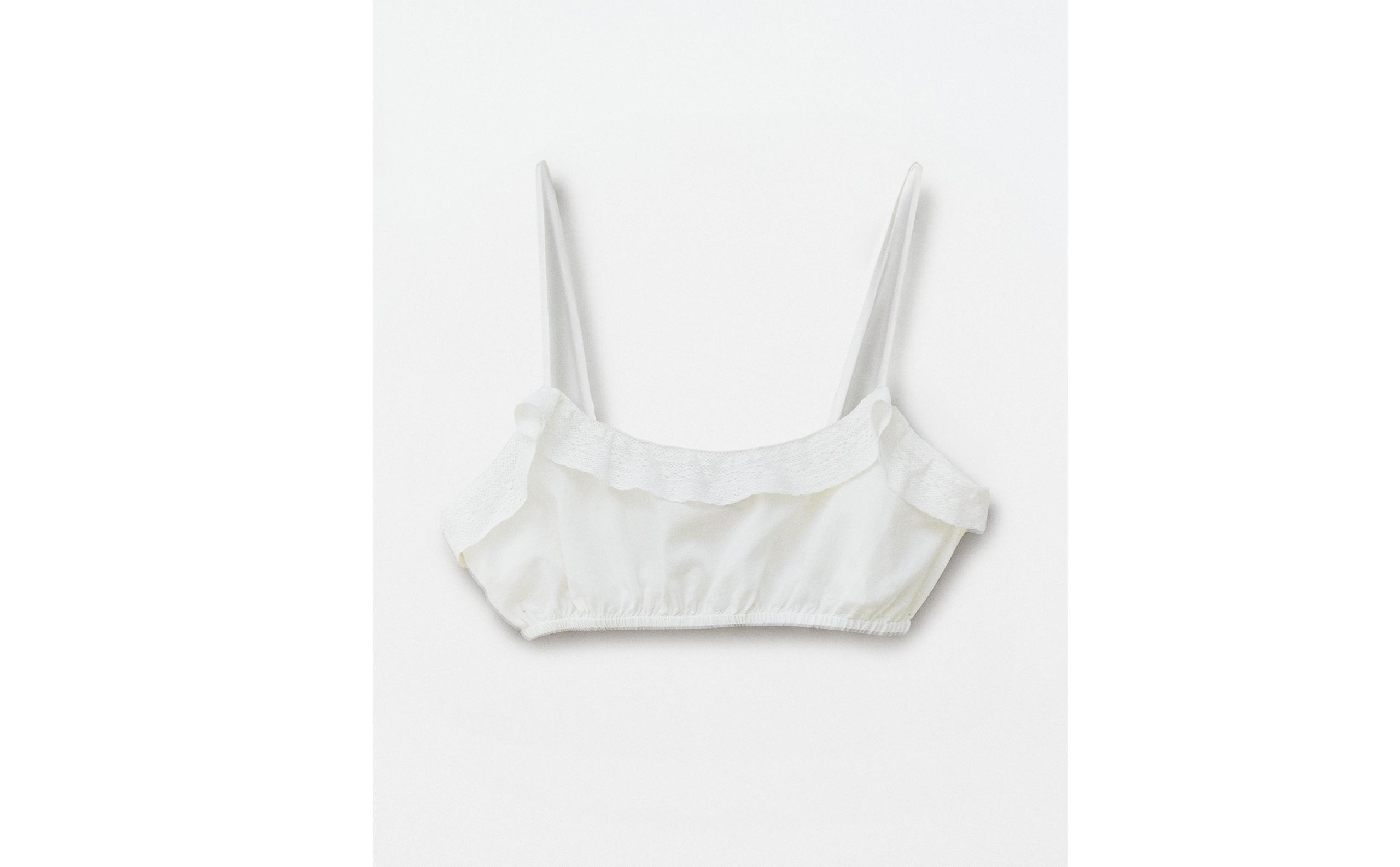 RUFFLED LACE CROP TOP product thumbnail 8