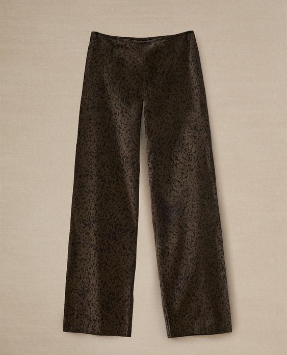 PANTALON IMPRIMÉ LÉOPARD